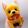 Интерактивная игрушка собачка "Чихуахуа" Рыжий