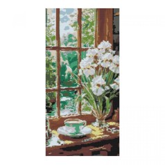 Алмазная мозаика/вышивка Кофейная гармония 40*80 см Алмазная мозаика/вышивка Кофейная гармония 40*80 см