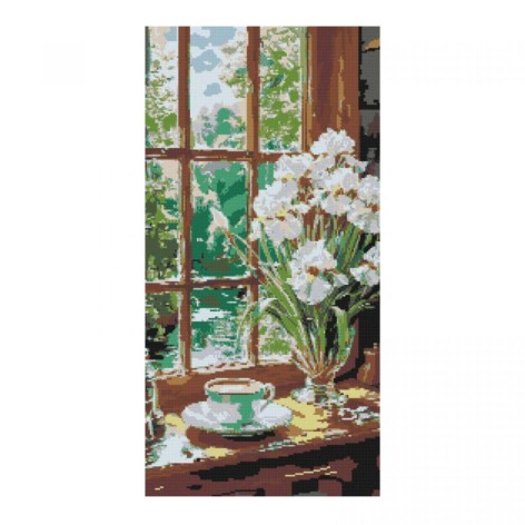 Алмазная мозаика/вышивка Кофейная гармония 40*80 см