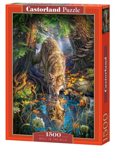Пазлы "Волк в дремучем лесу", 1500 эл