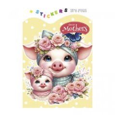 Раскраска 135 х 190мм. (DEAR MOTHERS)