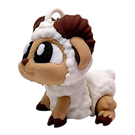 3D Брелоки "CUTE SHEEP / Милая ОВЦА", Keychain, 3D печать