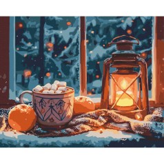 Картина по номерам "Уютный вечер" 40x50 см.