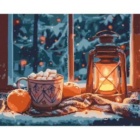 Картина по номерам "Уютный вечер" 40x50 см.