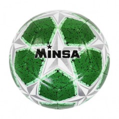 Мяч футбольный №5, зеленый