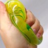 Сквиш антистресс кубик льда 5 см мраморный (синий)