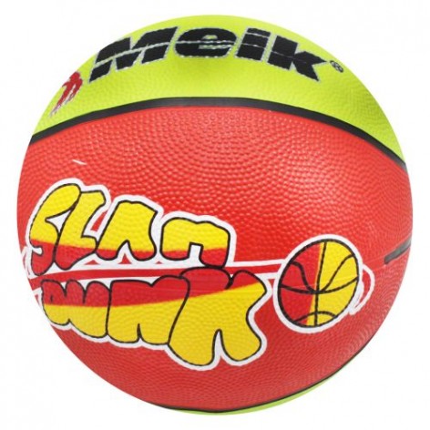 Баскетбольний м'яч "Meik №7" (салатово-червоний)