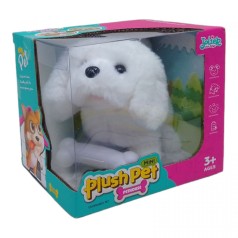 Интерактивная собачка "Plush pet" (белая)