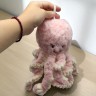 Мягкие игрушки Осьминог 26 см (Розовый)