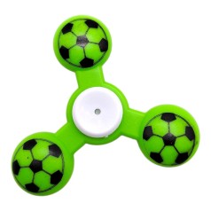 СпІнер обʼємний футбольний мяч (ЗЕЛЕНИЙ)