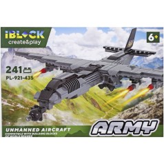 Конструктор IBLOCK ARMY 241дет.инструкция на русском языке, наклейки.