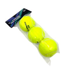 Мячики для тенниса, (3 шт в пакете)