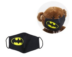 Многоразовая 4-х слойная защитная маска "Бетмен" размер 3, 7-14 лет