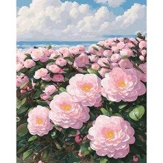 Картина по номерам "Розовое поле" 40х50 см