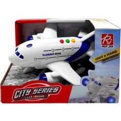 Літак інерційний, озвучений, зі світлом