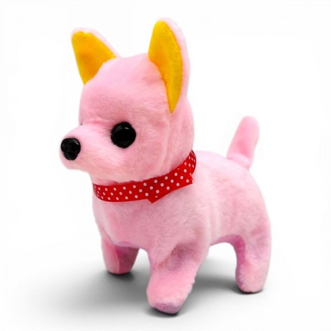 Интерактивная игрушка собачка "Чихуахуа" Розовый