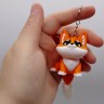 3D Брелоки "CUTE FOX / Милая ЛИСИЧКА", Keychain, 3D печать