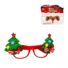 Новогодние очки Елки 9 см