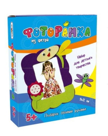 Фоторамка з фетру "Стрекоза"
