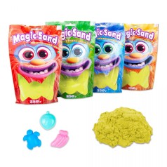 Кінетичний пісок "Magic sand" (350 г) жовтий
