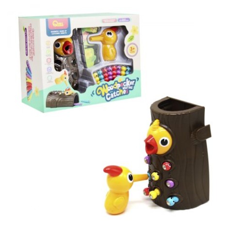 Магнитная игра "Накорми дятла"