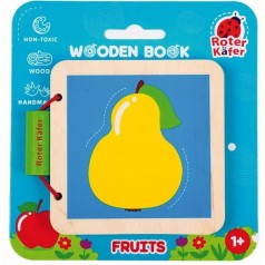 Деревянная игрушка "Деревянная книга. Фрукты"