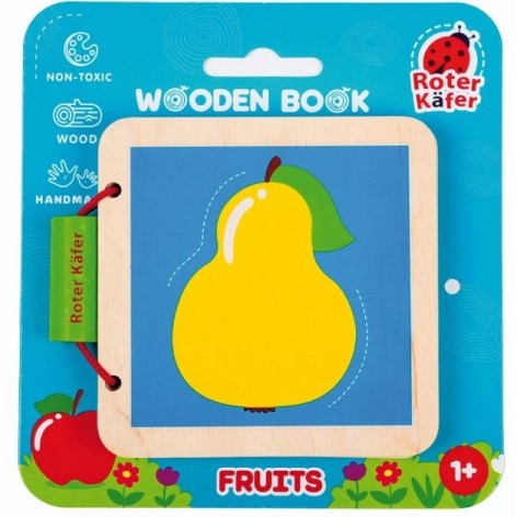 Деревянная игрушка "Деревянная книга. Фрукты"