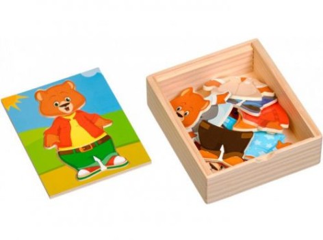 Игра-одевашка "Медвежонок Миша"