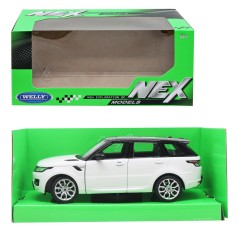 Машина металл Range Rover Sport 1:24 белая