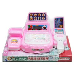 Игровой набор "Кассовый аппарат", розовый