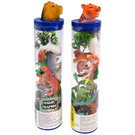 НАБОР ЖИВОТНЫХ В КОЛБЕ (ДИКИЕ ЖИВОТНЫЕ)