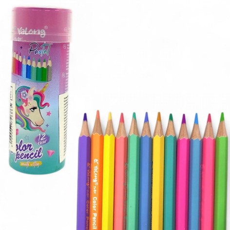 Карандаши в тубусе (12 штук)