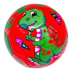Мяч детский №2 "Динозавры" (КРАСНЫЙ)