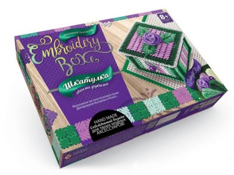 Набір для творчості "Скринька Embroidery Box: Midnight Rose"