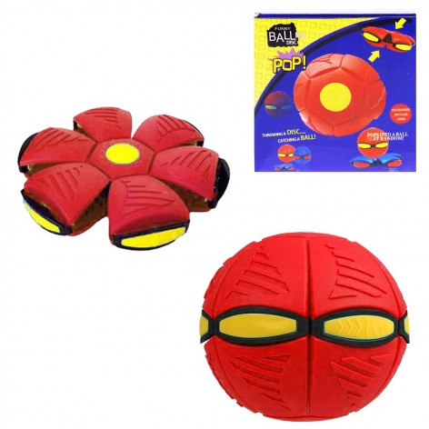 Мяч-трансформер "FUNNY BALL" 22 см красный