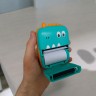 Термопринтер черно-белый цвет печати, Bluetooth, USB-кабель, 14 рулонов термобумаг, инструкция, маркеры (зеленый)