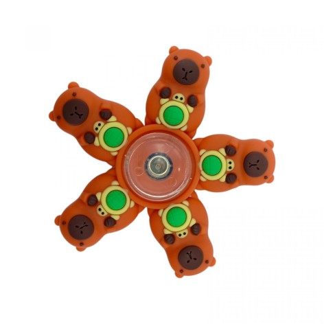 Спинер резиновый КАПИБАРА (КОРИЧНЕВЫЙ)