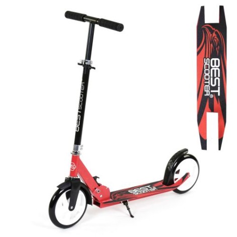 Самокат двухколесный "Best Scooter", красный
