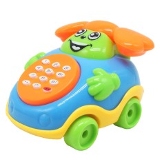 Музыкальная игрушка "Машинка-телефон", голубой