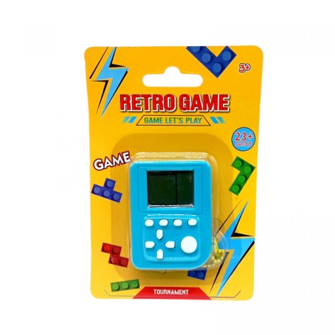 ЭЛЕКТРОННАЯ ИГРА RETRO GAME (БИРЮЗОВЫЙ)