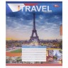 Тетрадь 24 листа, в клеточку "TRAVEL"