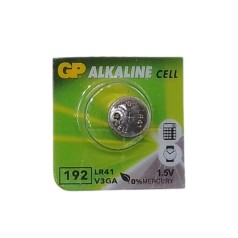 Батарейки GP-192 LR41 "таблетка",Alkaline, 1,5V (16034)