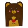 Блокнот с ушками "BEAR" 24 листа 11x16