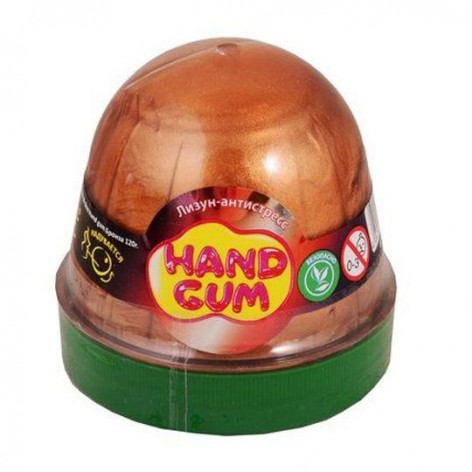 Лизун-антистрес "Hand gum" 120 г бронзовий