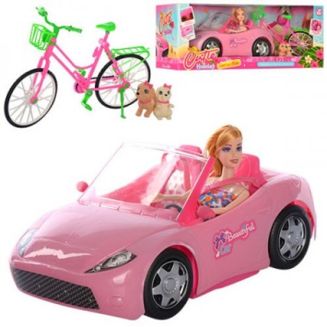 Ігровий набір з лялькою та транспортом "Cutie Holiday"