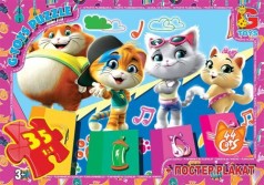 Пазлы из серии "44 котенка", 35 эл