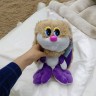 М'яка іграшка Коротишка заєць латте+фіолет 30 см