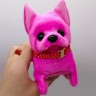 Интерактивная игрушка собачка "Чихуахуа" Малиновая