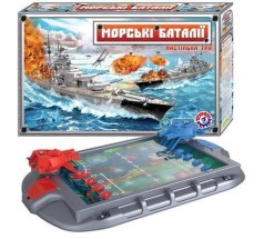 Уценка. Настольная игра "Морские баталии ТехноК" - разбит