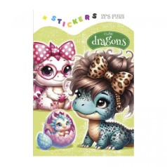 Раскраска 135 х 190мм. (CUTE DRAGONS)